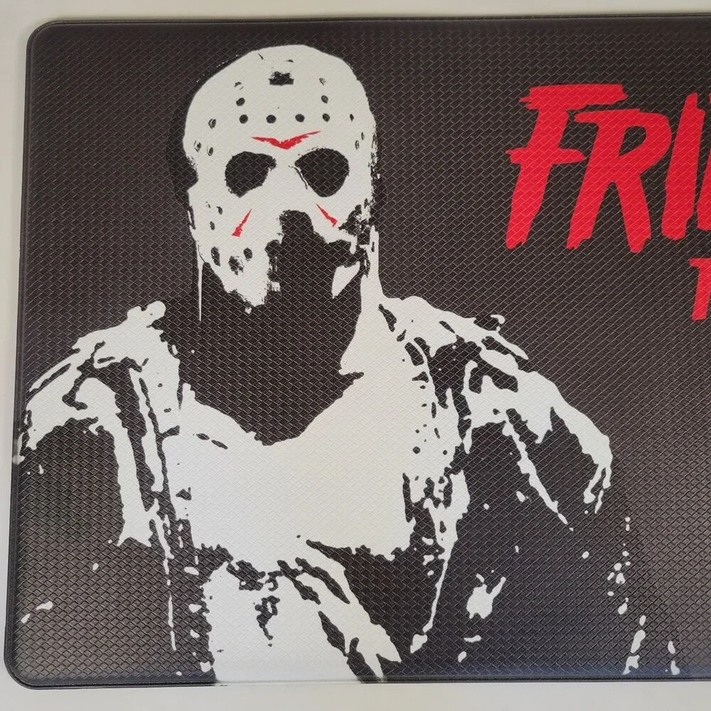 Jason Friday 13th Halloween Horror Hockey ANTI-FATIGUE Padded Mat 18x30 Kitchen